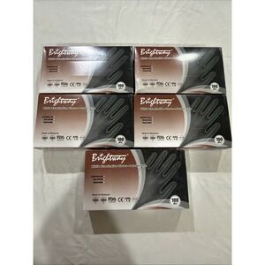 500 Large Nitrile Powder Free Disposable Gloves. Lot Of 5 Boxes Of‎ 100